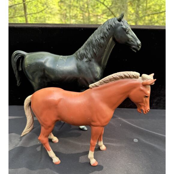 Marx Other - Rare Vintage Louis Marx Thunderbolt & Poncho 1960's Best Of the West Horses